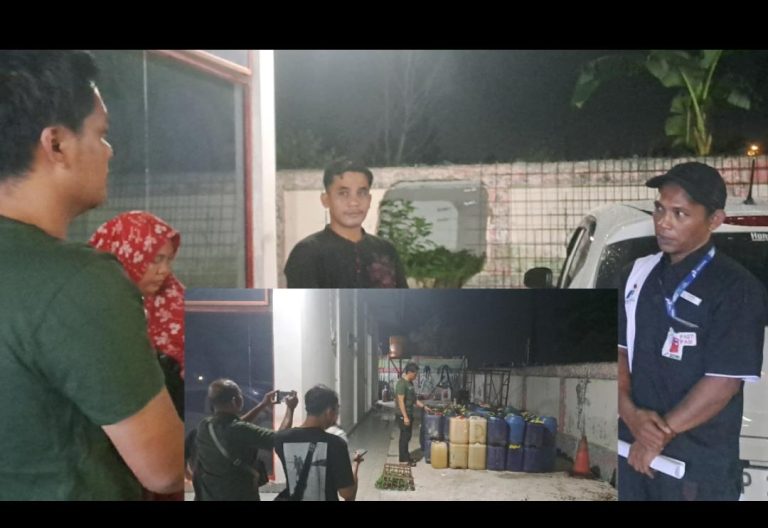 Ratusan Jerigen BBM Ditemukan di Belakang Toilet SPBU Sei Temiang, Begini Jawaban Pihak SPBU