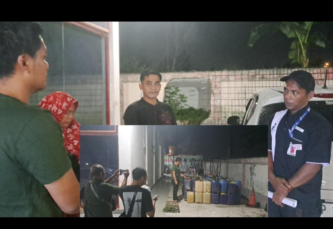 Ratusan Jerigen BBM Ditemukan di Belakang Toilet SPBU Sei Temiang, Begini Jawaban Pihak SPBU