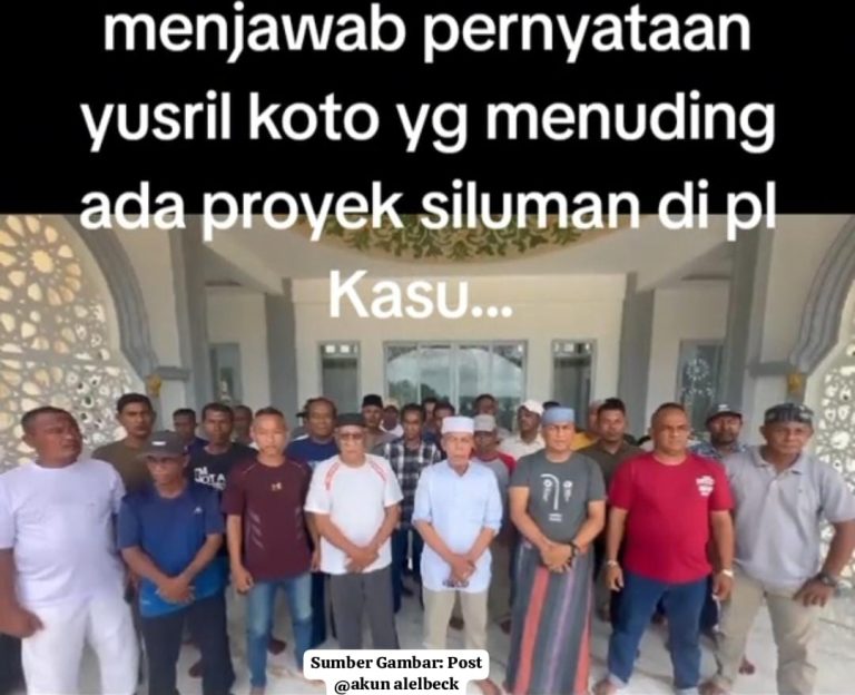 Tokoh Pulau Kasu Geram Disebut Proyek Siluman, Yusril Koto Diminta Bertanggung Jawab