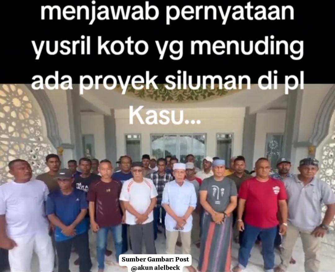 Tokoh Pulau Kasu Geram Disebut Proyek Siluman, Yusril Koto Diminta Bertanggung Jawab