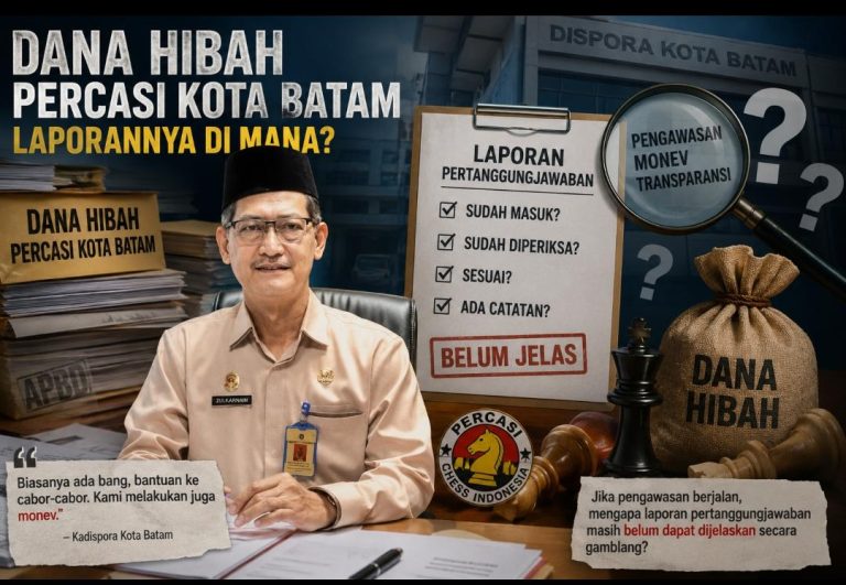 Dana Hibah Percasi Batam Disorot, Jawaban Kadispora “Biasanya Ada” Picu Tanda Tanya