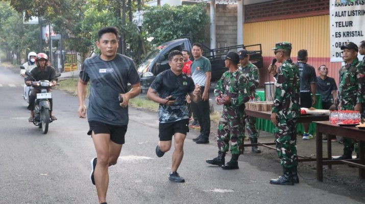Dandim Tulungagung Pimpin Fun Run 15 KM, Pererat Sinergi TNI dan Masyarakat Lewat Bakti Sosial