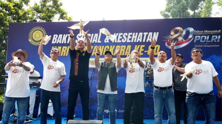 Sambut Hari Bhayangkara ke-80, Wakapolri dan Akpol '90 Dhira Brata Gelar Bakti Sosial dan Kesehatan di Bogor