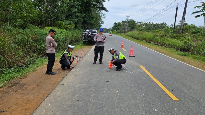 Laka Lantas Di Km 50 SRI Bintan, Satu Pengendara Meninggal Dunia