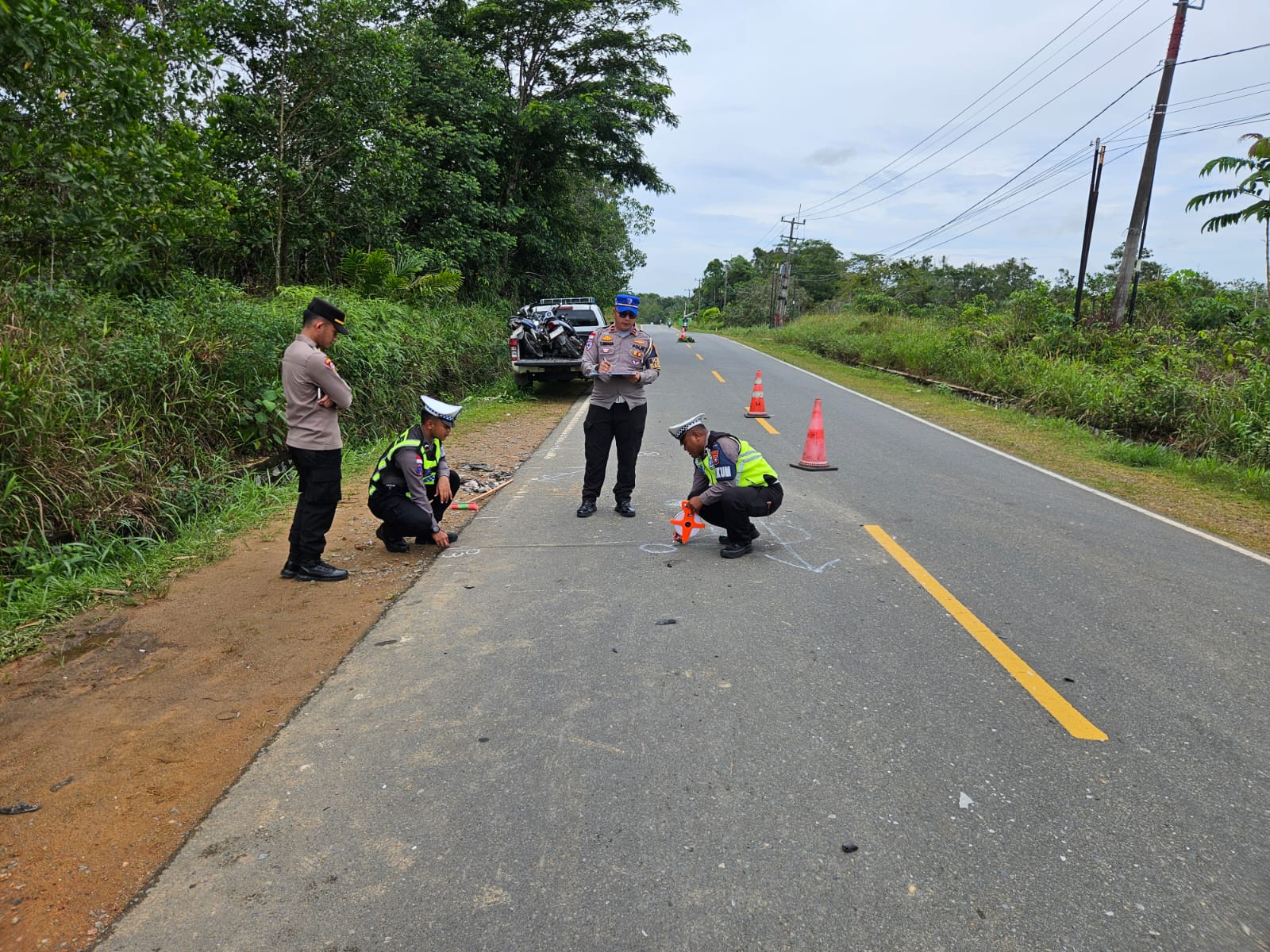 Laka Lantas Di Km 50 SRI Bintan, Satu Pengendara Meninggal Dunia