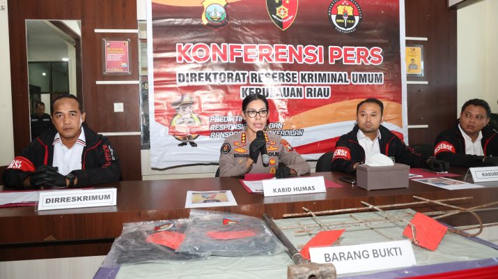 Polda Kepri Berhasil Ungkap Kasus Pencurian Penutup Drainase Di Kota Batam