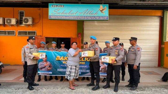 Peringati Hari Bhayangkara Ke-80, Polda Kepri Gelar Bakti Religi Di Maha Vihara Duta Maitreya Dan GKRI Sahabat Allah