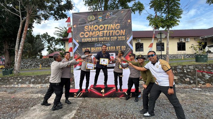 Polres Bintan Gelar Turnamen Menembak, Perkuat Sinergitas dan Harkamtibmas