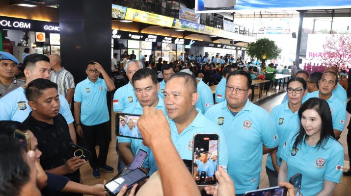 ‎Polda Kepri Gelar Turnamen Domino, Nobar Piala Dunia Dan Bakti Sosial Meriahkan Hari Bhayangkara Ke-80