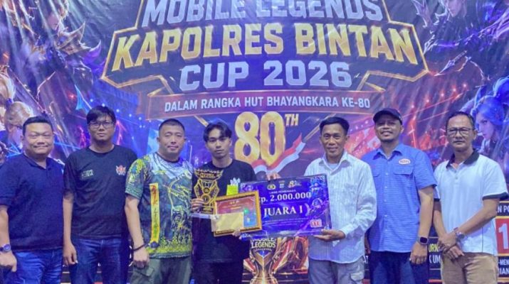 Polres Bintan Gelar Turnamen Mobile Legends Kapolres Cup 2026, Cari Tiga Tim Terbaik