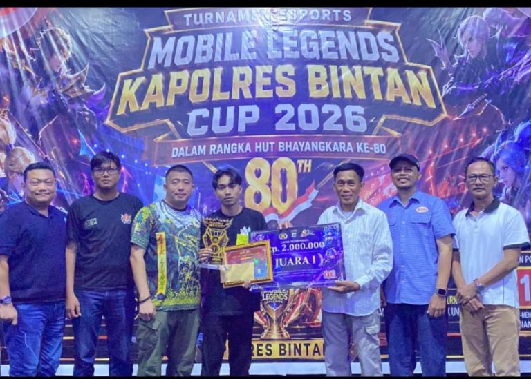 Polres Bintan Gelar Turnamen Mobile Legends Kapolres Cup 2026, Cari Tiga Tim Terbaik