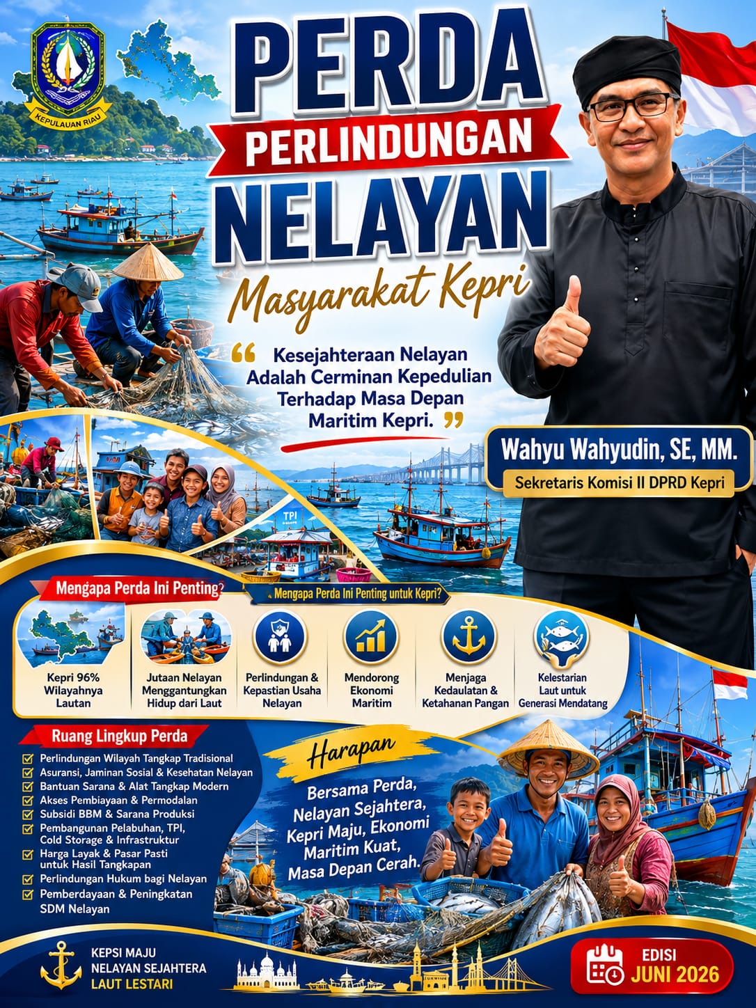 Ironi Negeri Maritim: Laut Kepri 96 Persen, Nelayan Masih Hidup dalam Ketidakpastian