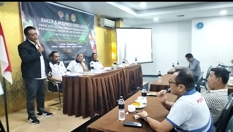 Dicky Indramulyawan Pimpin POBSI Kepri, Target Emas PON Jadi Harga Mati!