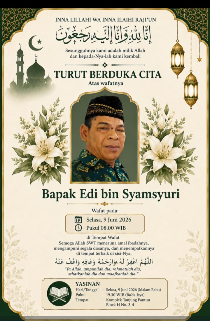 Ketua Yayasan Dedek Wahyudi Ucapkan Duka Mendalam: “Kami Kehilangan Sahabat dan Pejuang Sosial”
