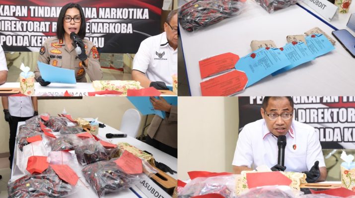 Ditresnarkoba Polda Kepri Ungkap 16 Kasus Narkotika, Amankan 17 Tersangka Dan Gagalkan Peredaran Sabu, Ekstasi, Serta Etomidate Jaringan Internasional
