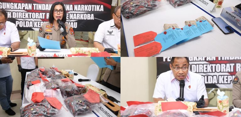 Ditresnarkoba Polda Kepri Ungkap 16 Kasus Narkotika, Amankan 17 Tersangka Dan Gagalkan Peredaran Sabu, Ekstasi, Serta Etomidate Jaringan Internasional