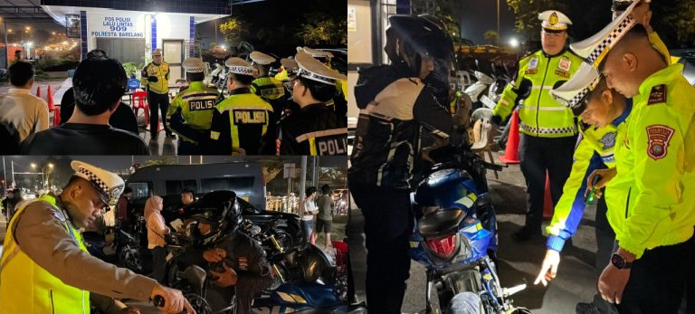 Maraknya Kebut-kebutan Di Jalan Raya Satlantas Polresta Barelang Laksanakan Antisipasi Balap Liar Dan Knalpot Tidak Sesuai Spesifikasi Teknis 