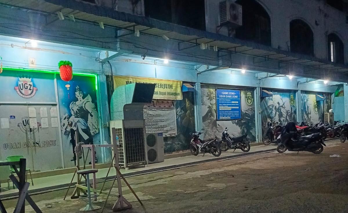 Gelanggang Permainan diduga Kuat Berkedok Judi, Uban Game Zone 