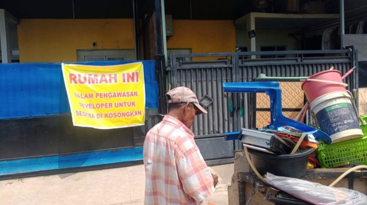 MIRIS! RUMAH DISEGEL & DIBONGKAR SEPihak DEVELOPER PT JOLIN BATAM, KONSUMEN LAPOR POLDA DAN GUGAT BALIK