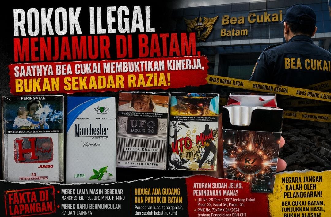 Apakah Aktor Intelektual di Balik Peredaran Rokok Ilegal di Batam Adalah 'Hantu