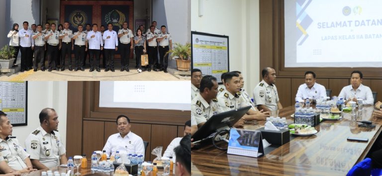 Deputi Imigrasi dan Pemasyarakatan Kemenko Kumham Imipas Kunjungi Lapas Batam, Bahas Overstaying dan KUHP Baru