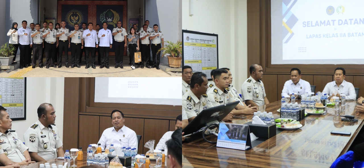 Deputi Imigrasi dan Pemasyarakatan Kemenko Kumham Imipas Kunjungi Lapas Batam, Bahas Overstaying dan KUHP Baru