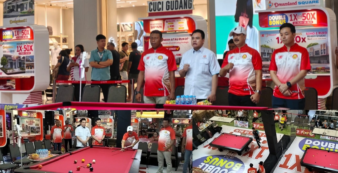 Gebrakan POBSI Batam: Sulap Grand Batam Mall Jadi Arena Biliar, Targetkan Juara Umum Porprov VI