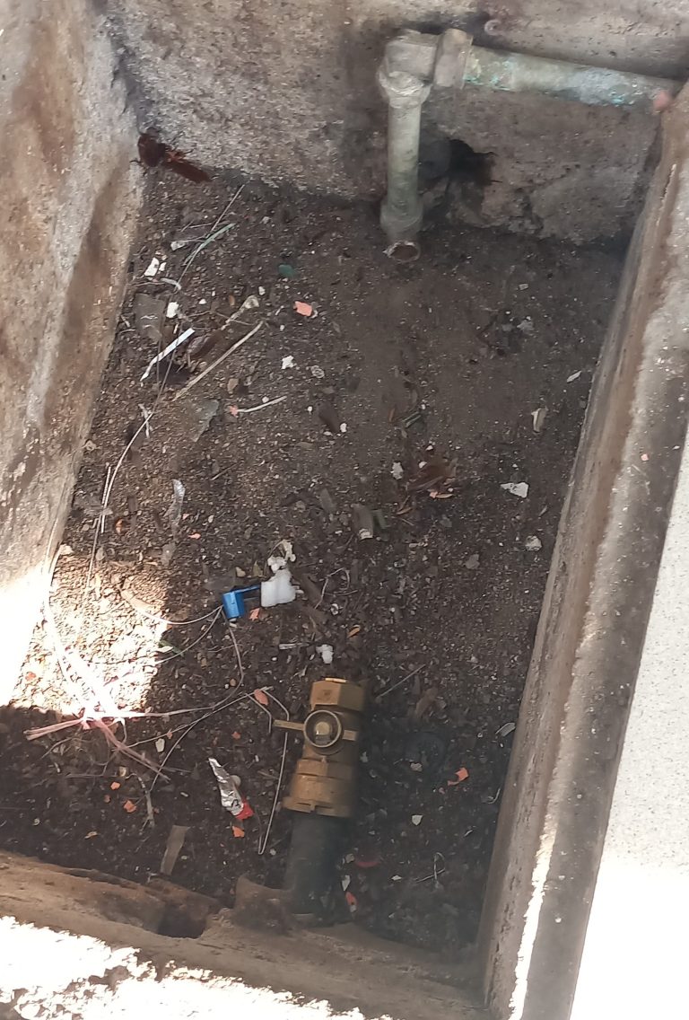 Meteran Air ABH di Tanjung Pantun Blok Q Batam Kembali Dicuri