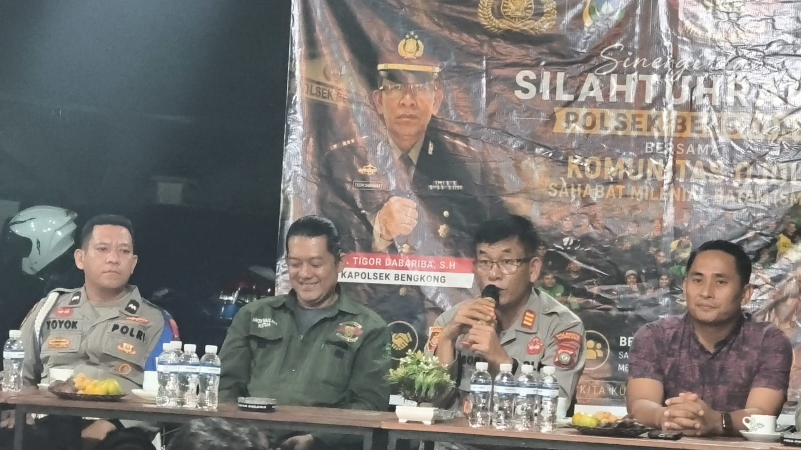 Pererat Silaturahmi, Polsek Bengkong Bangun Sinergitas Bersama Komunitas Driver Online SMB