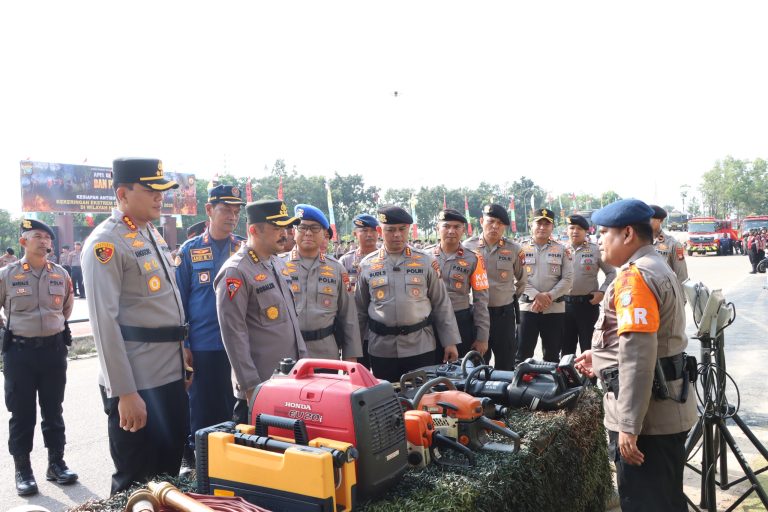 Apel Gelar Pasukan Karhutla, Dit Samapta Polda Kepri dan Polresta Barelang Perkuat Kesiapsiagaan dan Respons Cepat