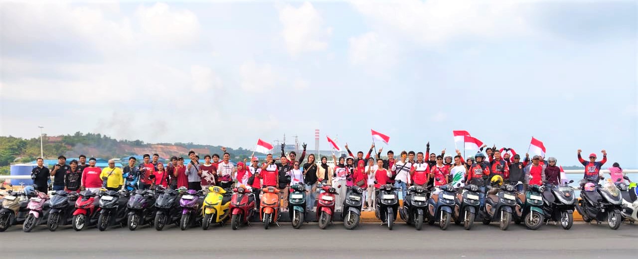 84 Bikers dari 8 Komunitas Honda Ramaikan Convoy Merdeka 2026 di Batam