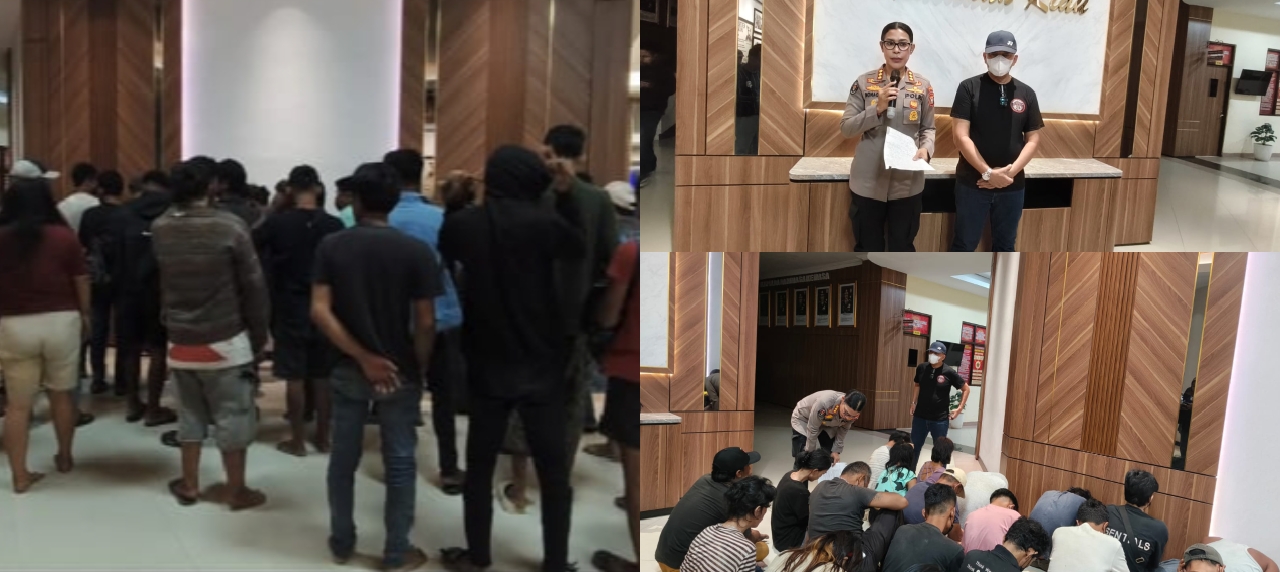 Polda Kepri Gegerkan Kampung Madani Batam lewat Razia KRYD, 108 Orang Positif Narkoba
