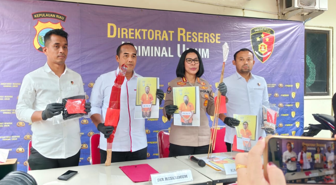 Dipicu Sengketa Lahan, Polda Kepri Tahan 3 Pelaku Kekerasan di Setokok