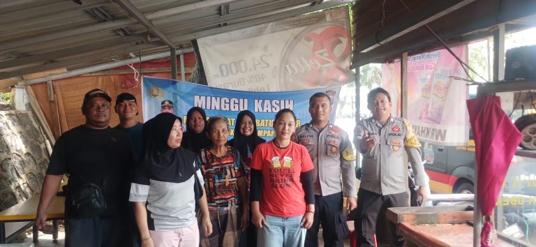 Minggu Kasih Kamtibmas Polsek Batu Ampar dengan warga batu merah : Mari Ciptakan Kamtibmas Kondusif Wilayah Batu Ampar , Call 110 layanan polisi 