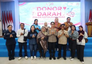 Polda Kepri Gelar Donor Darah Peringati Hari Jadi Humas Polri Ke-75