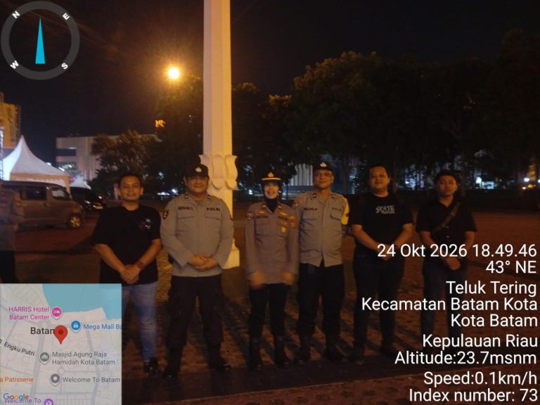 Polresta Barelang Laksanakan Monitoring dan Pengamanan Road to Kenduri Akhir Tahun Vol. 2 di Batam