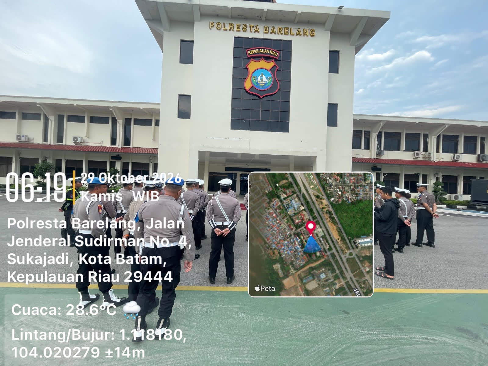 Sipropam Polresta Barelang Laksanakan Pengawasan dan Pemeriksaan Personel dalam Operasi Patuh Seligi 2026