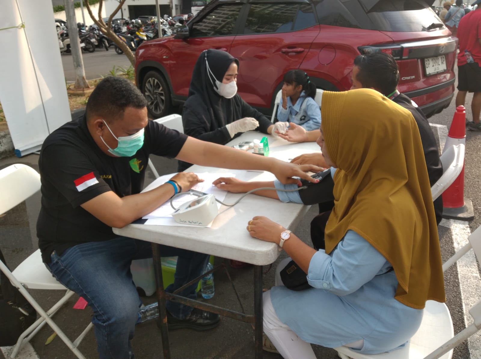 Sidokkes Polresta Barelang Bersama Jasa Raharja Gelar Pengobatan Gratis, 43 Warga Ikuti Pemeriksaan Kesehatan